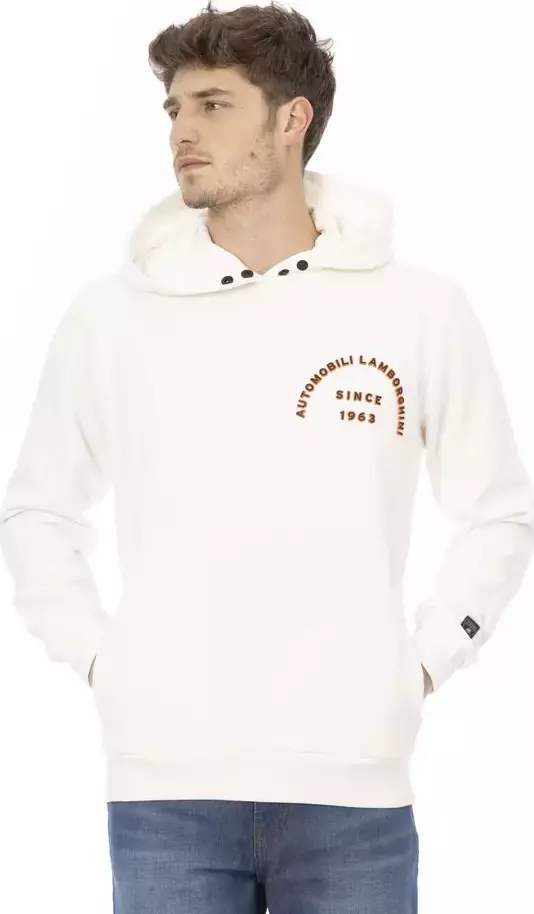 White Cotton Men Sweater