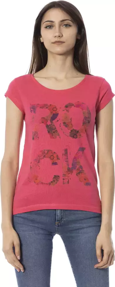 Multicolor Cotton Women T-Shirt