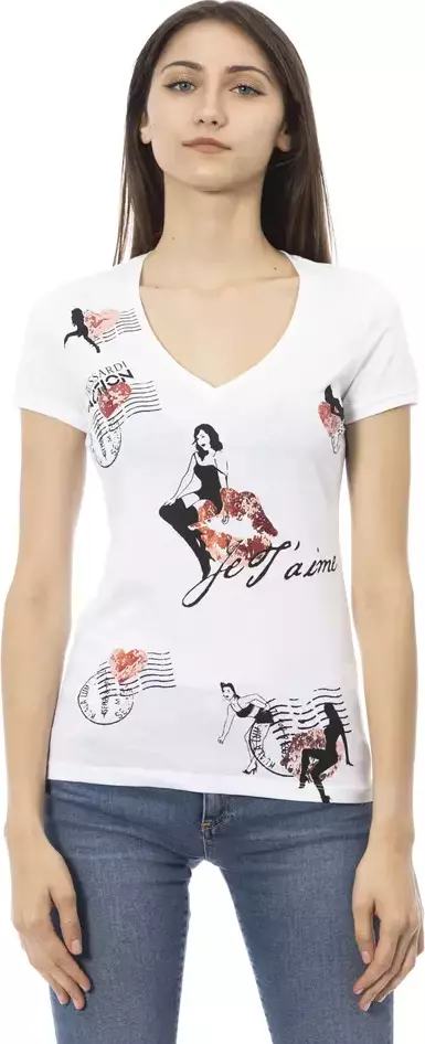 White Cotton Women's Top