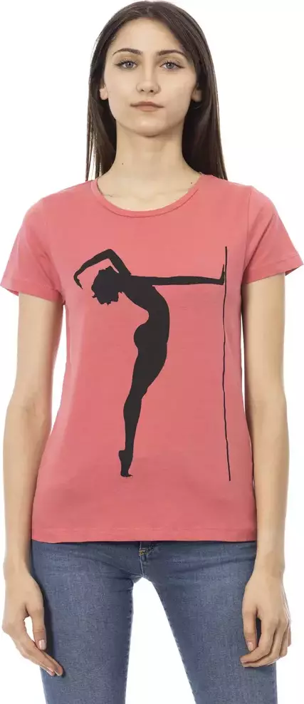 Multicolor Cotton Women T-Shirt