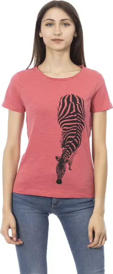 Multicolor Cotton Women T-Shirt