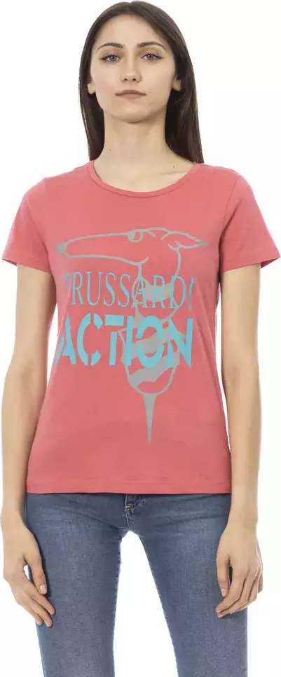 Multicolor Cotton Women T-Shirt