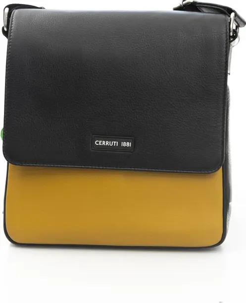 Yellow Leather Women Crossbody