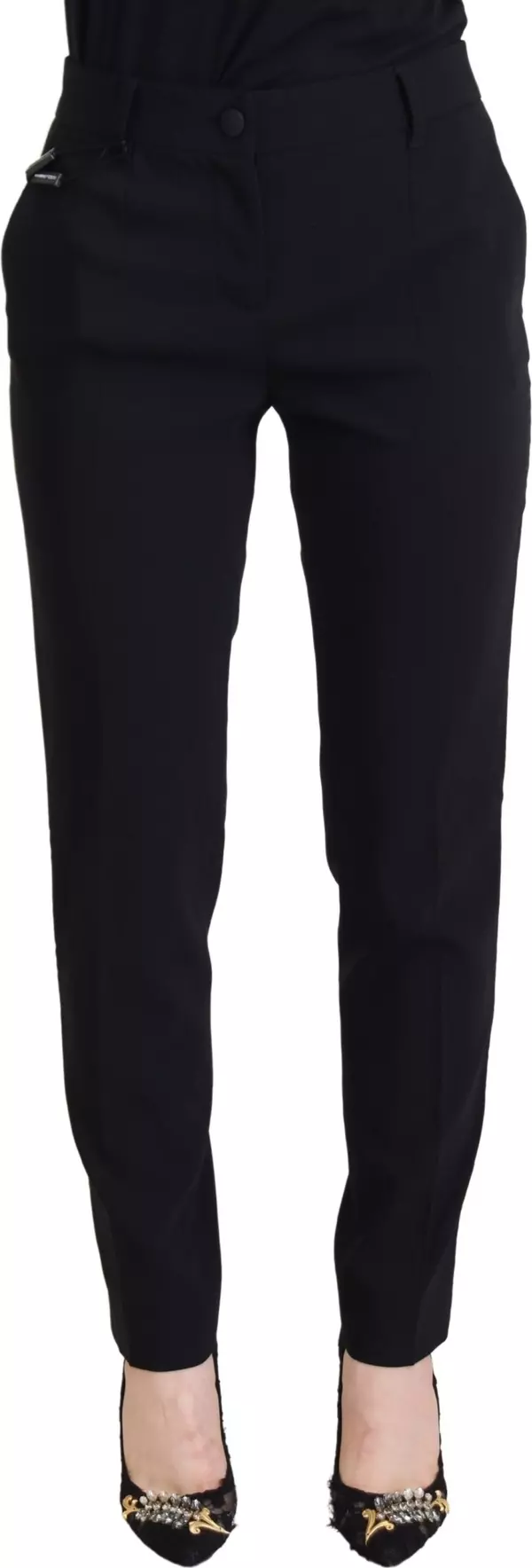 Black High Waist Women Pants