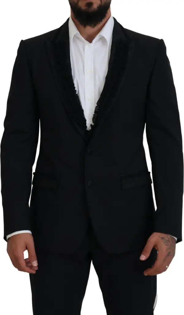 Black MARTINI Slim Fit Jacket Blazer