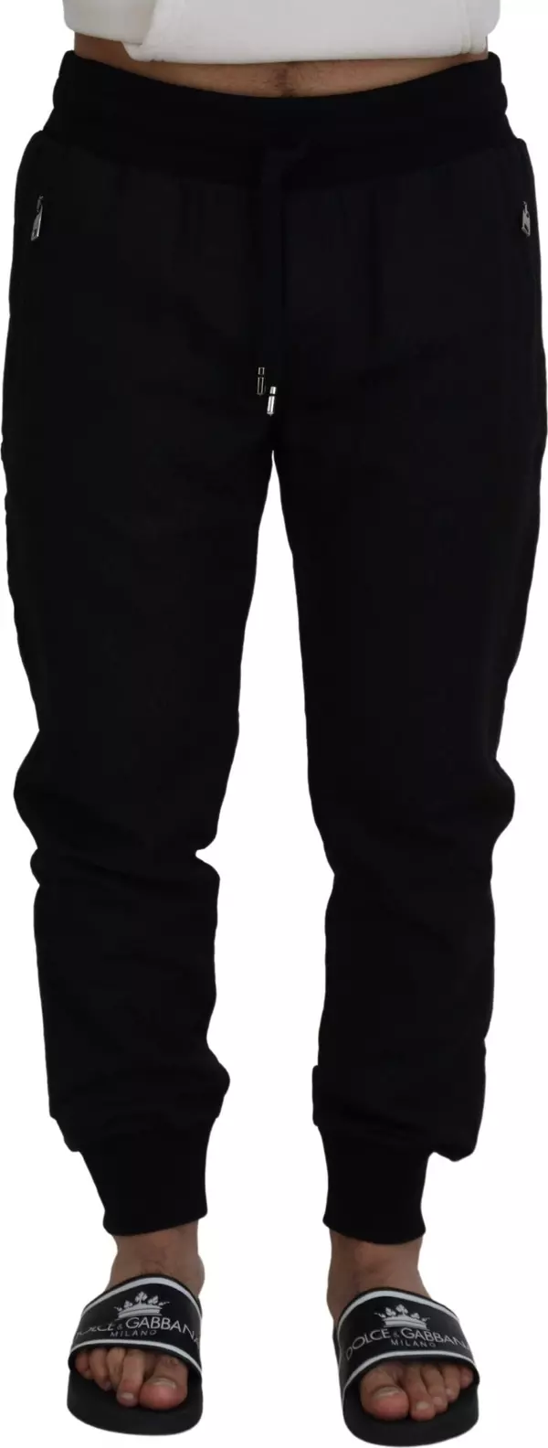 Black Men Casual Jogger Pants
