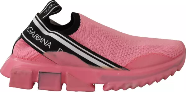 Pink Low Top Slip On Casual Sorrento Sneakers
