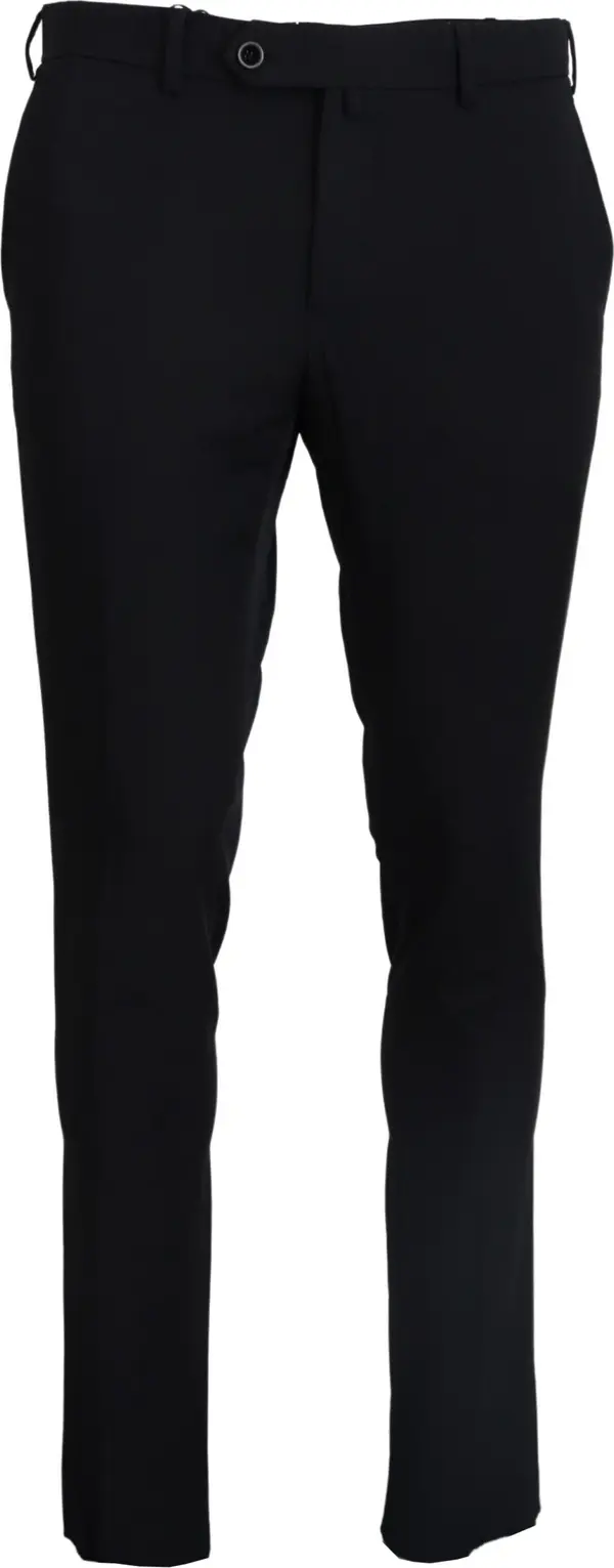 Black Tapered Dress Formal Pants