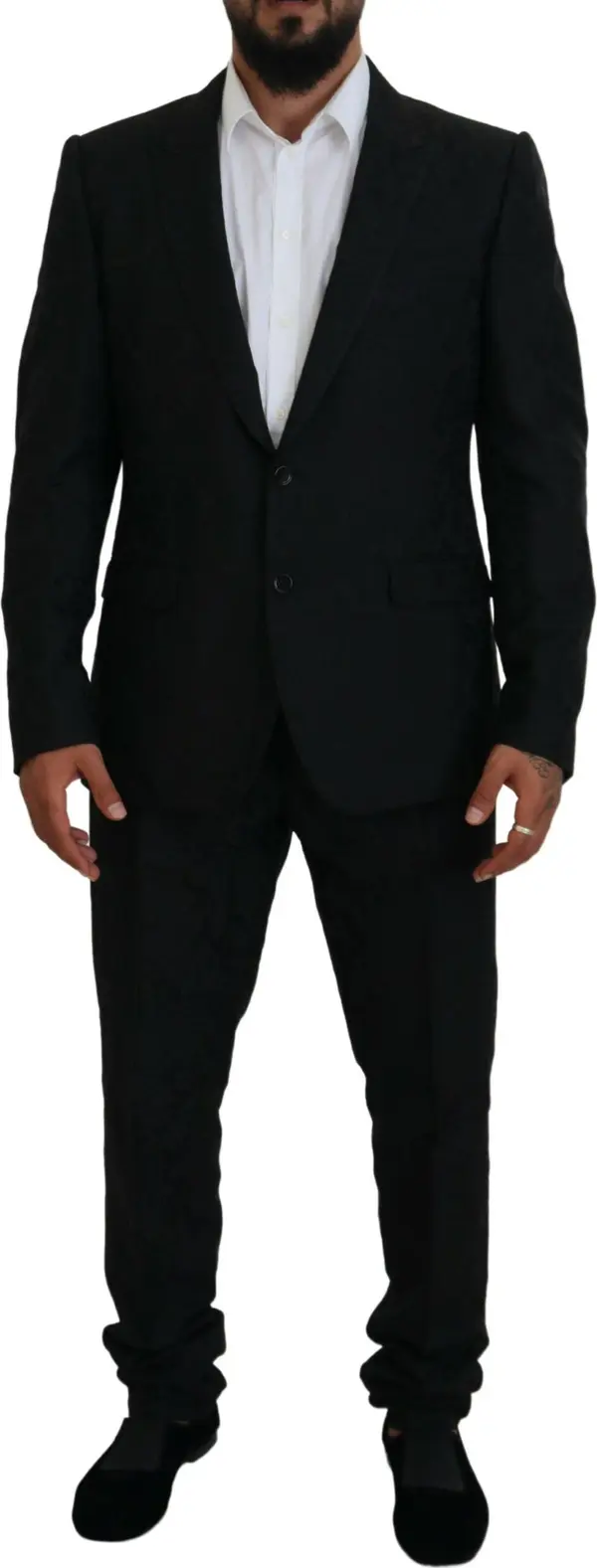 Black Single Breasted 2 Piece MARTINI Suit