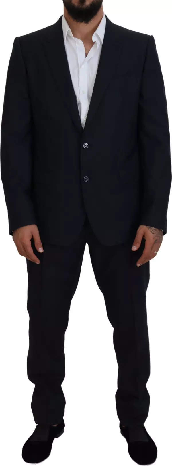 Blue Single Breasted 2 Piece MARTINI Suit