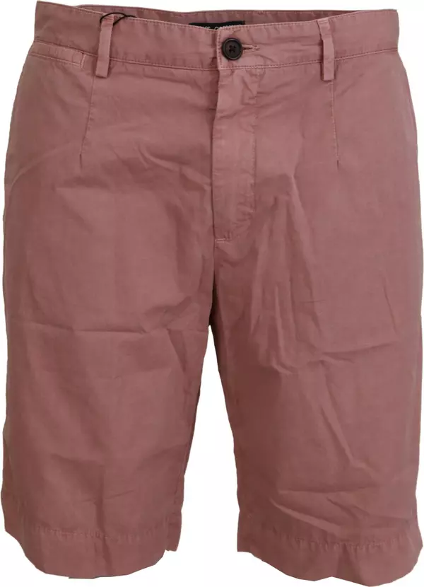 Pink Chinos Cotton Casual Mens Shorts
