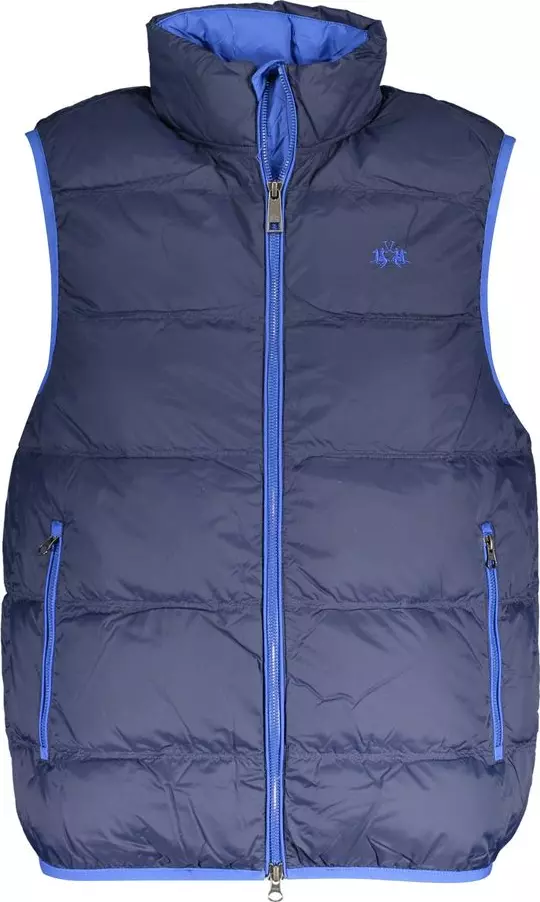 Blu Polyamide Men's Vest