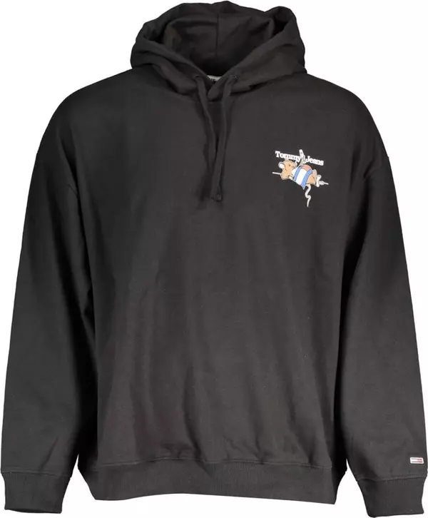 "Black Cotton Men's Sweatshirt"