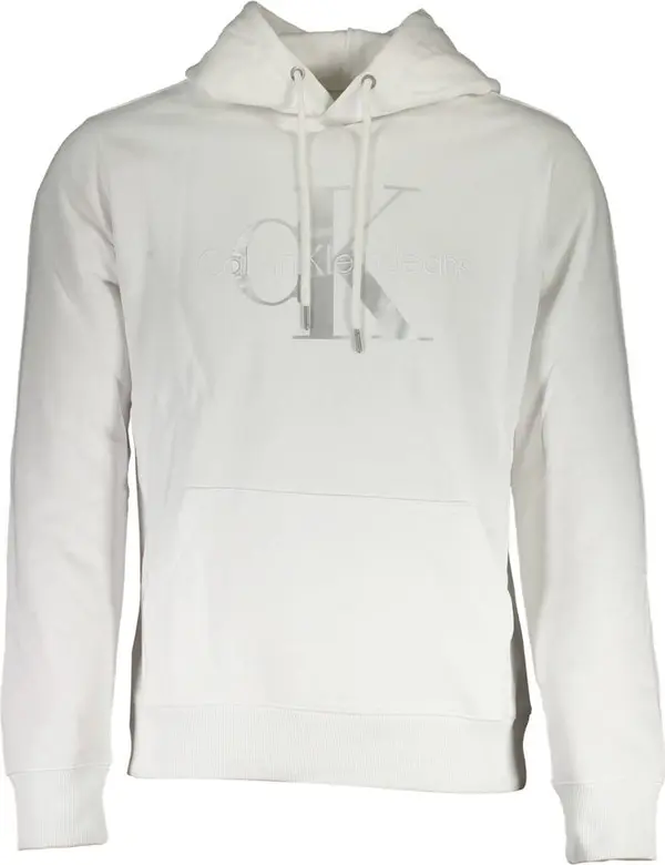 White Cotton Men's Sweater