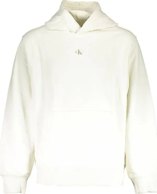 White Cotton Men's Sweatshirt