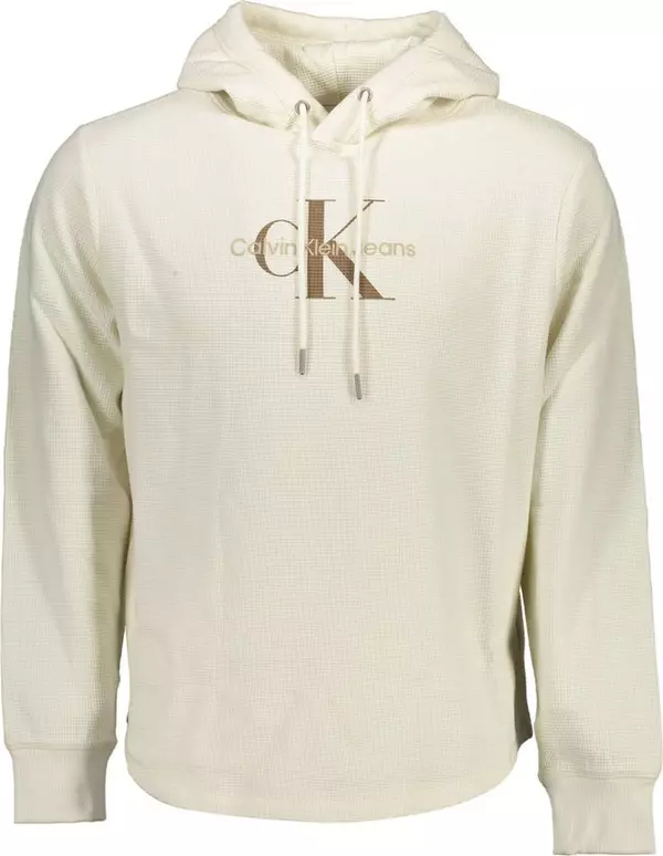 White Cotton Men Sweater