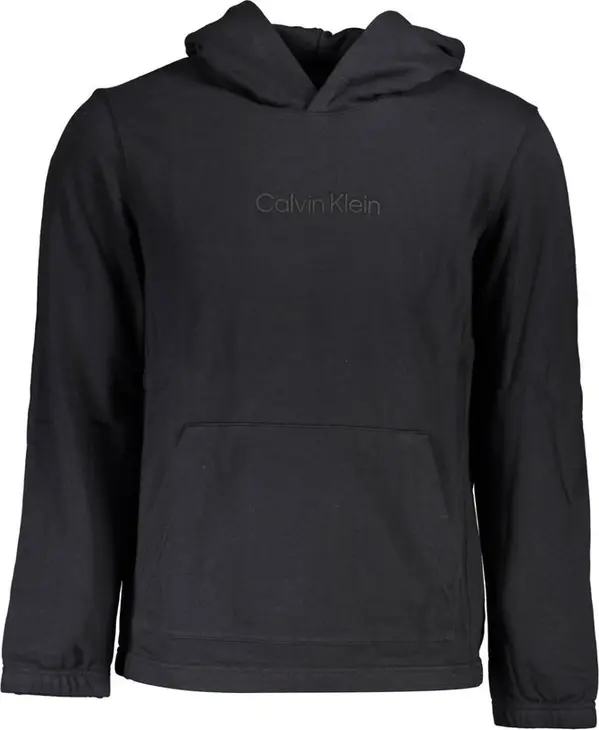 Black Cotton Men's Sweatshirt