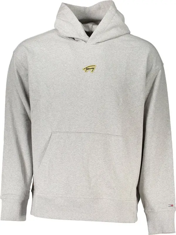 Gray Cotton Men Sweater