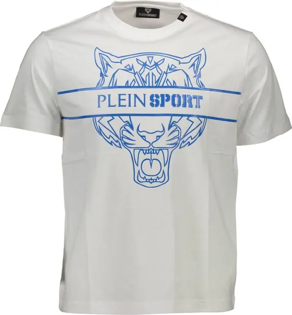 White Cotton Men's T-Shirt