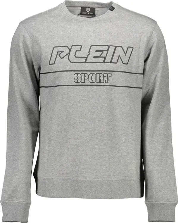 Grigio Cotton Men Sweatshirt