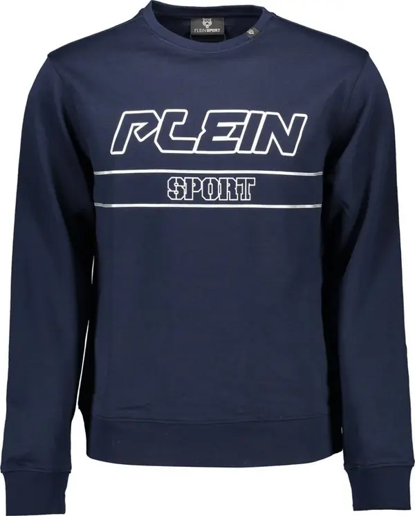 Blue Cotton Men's Sweatshirt