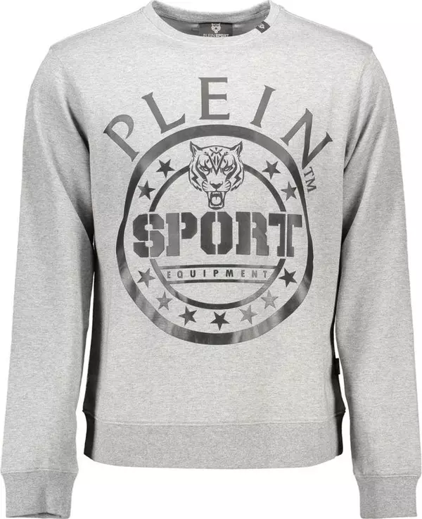 Grigio Cotton Men Sweatshirt
