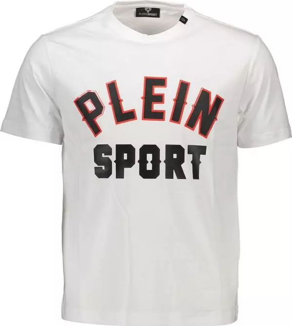 White Cotton Men T-Shirt