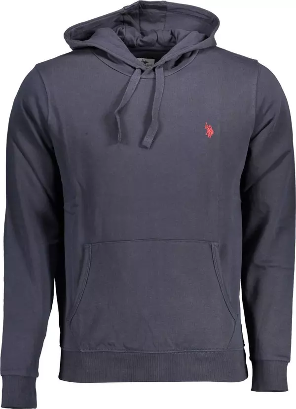 Blue Cotton Men's Sweatshirt