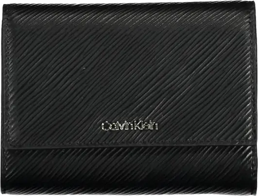 Black Polyurethane Women Wallet