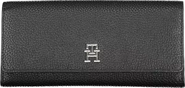 Black Polyurethane Women Wallet