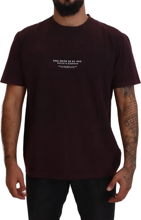 Bordeaux Crewneck Short Sleeve  T-shirt