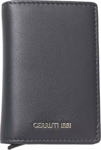 Blue Calfskin Men Wallet