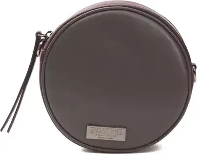 Burgundy Leather Crossbody Bag