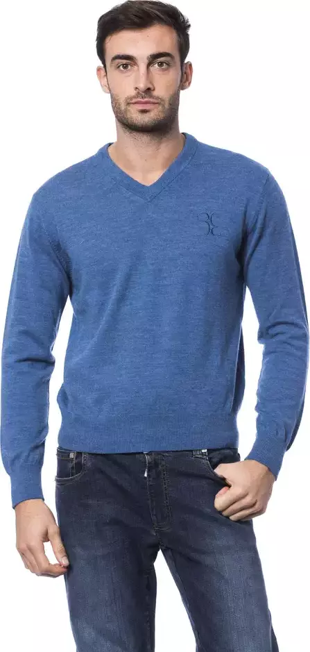 Blue Merino Wool Sweater