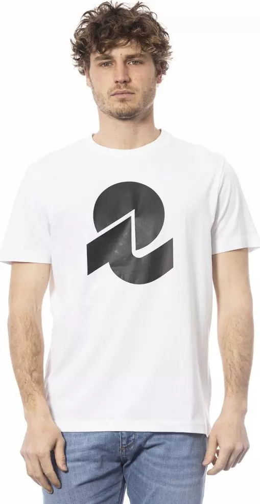 "White Cotton Men T-Shirt"