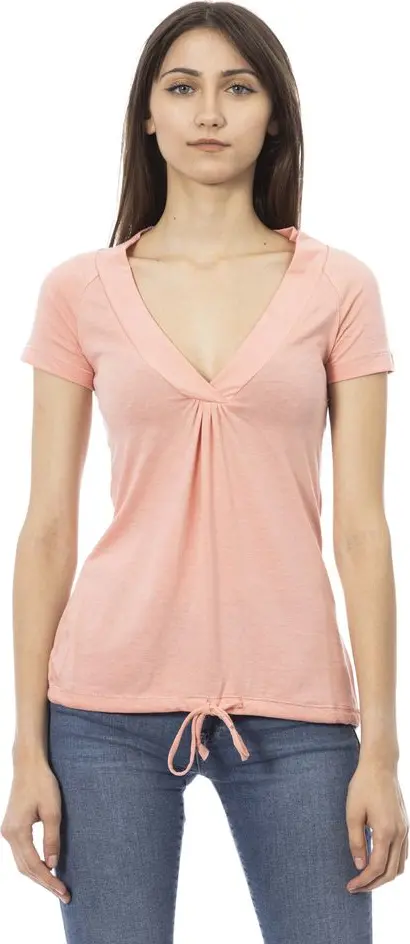 Multicolor Cotton Women T-Shirt