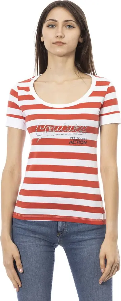 Multicolor Cotton Women T-Shirt