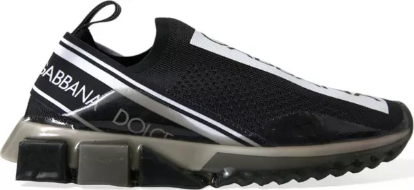 Black White Slip On Sneakers Sorrento Shoes