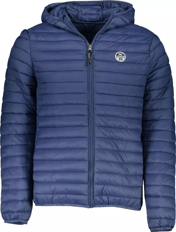 Blu Poliammide Man Jacket