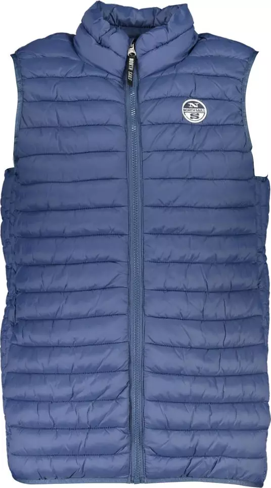 Blue Polyamide Men's Vest