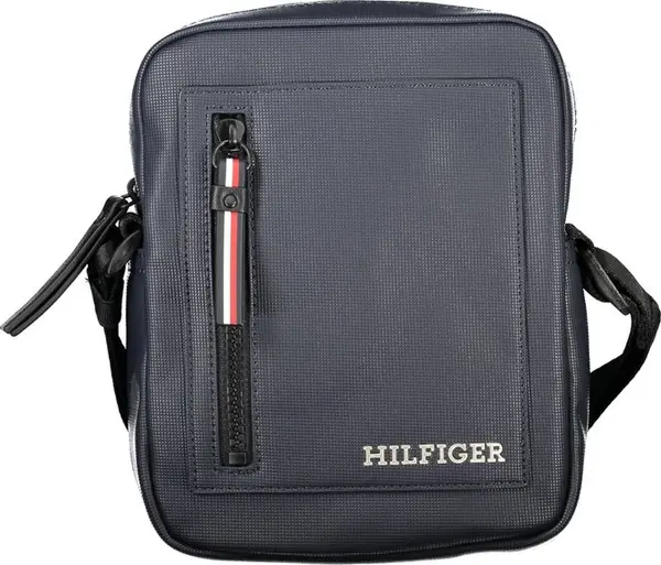 Blu Poliuretano Men's Shoulder Bag
