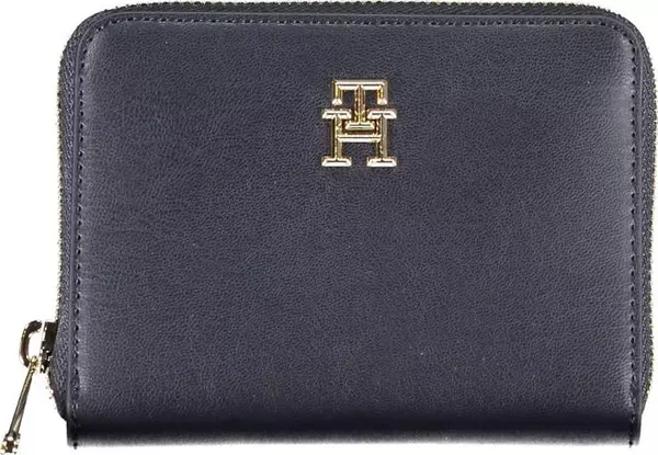 Blu Poliuretano Women Wallet