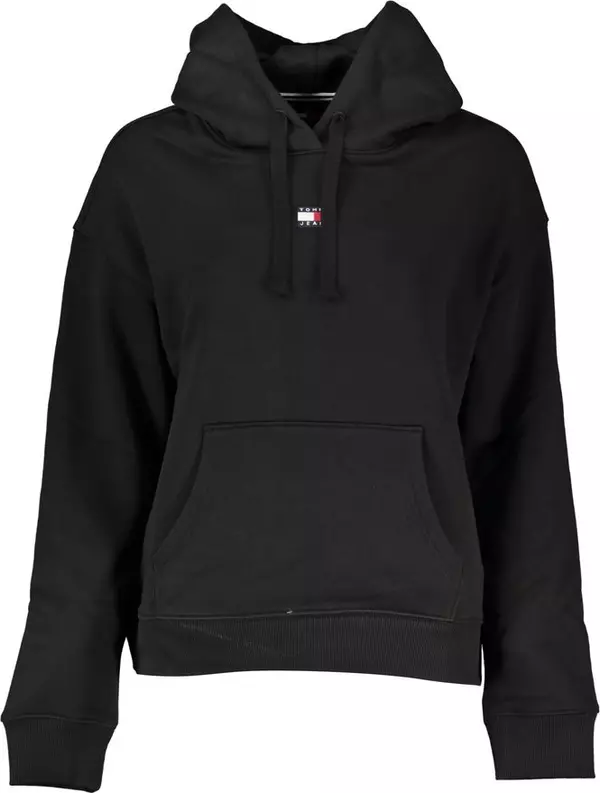 Black Cotton Women Sweater