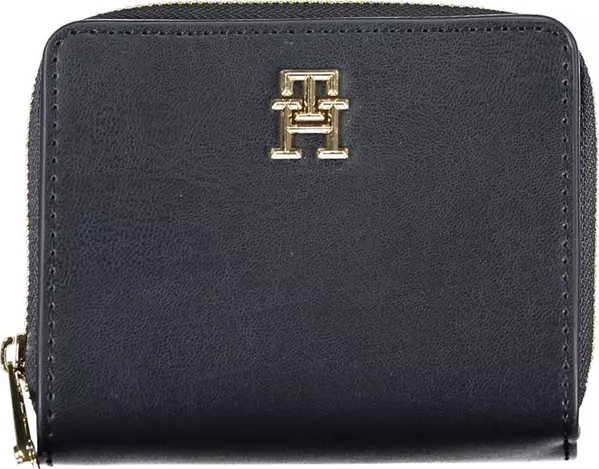 Sleek Blue Polyethylene Wallet