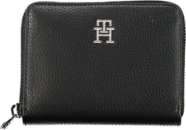 Nero Poliuretano Women Wallet