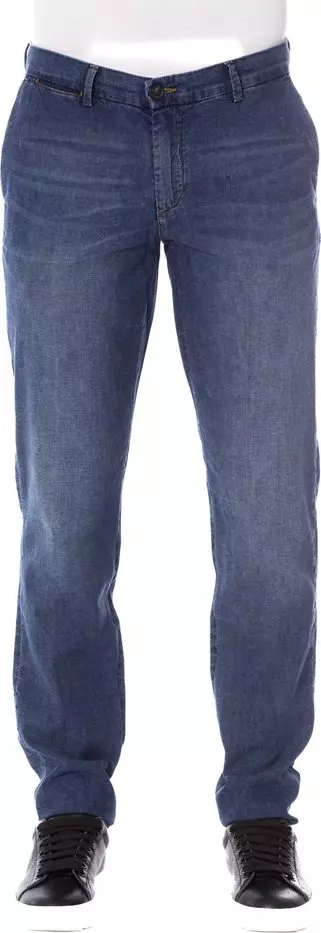 Blue Cotton Men Jeans