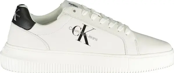 Sophisticated White Lace-Up Sneakers
