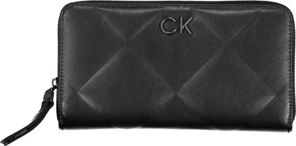 Black Polyester Women Wallet