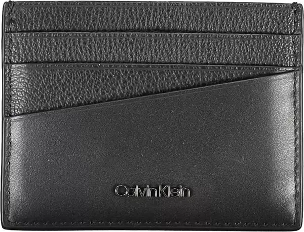 Black Leather Mens Wallet Holder