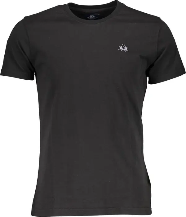 Black Cotton Men's T-Shirt